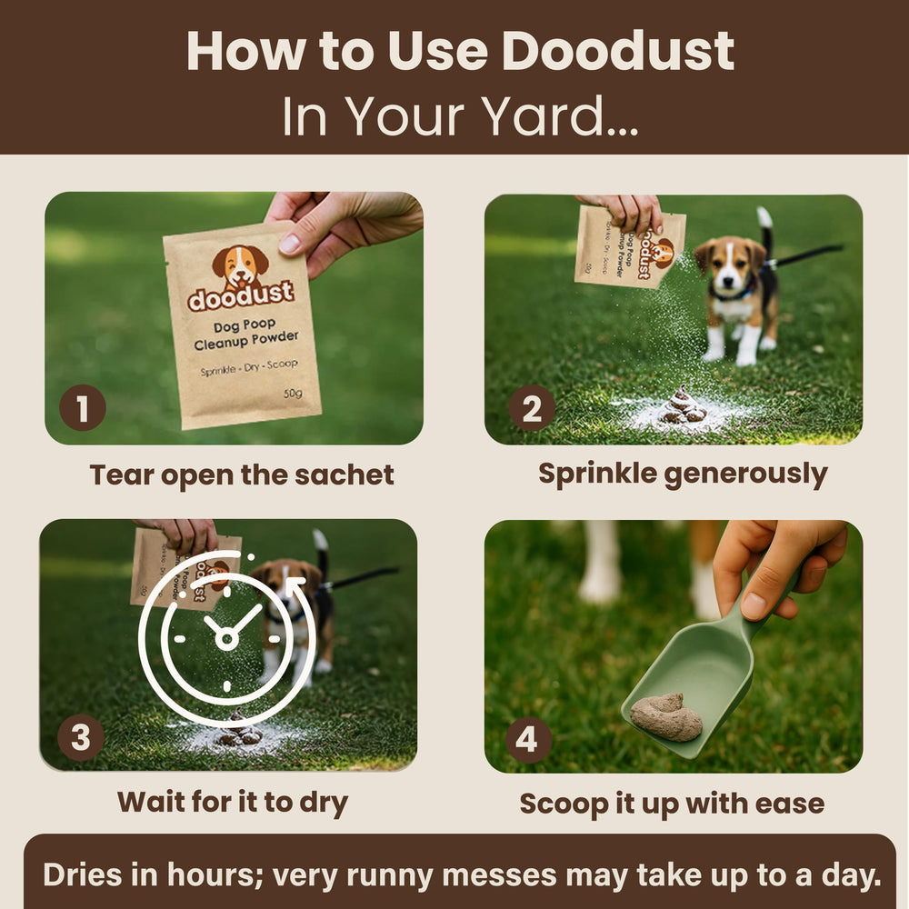 HOUNDGAMES odor-control barrier reduces smells around treated waste