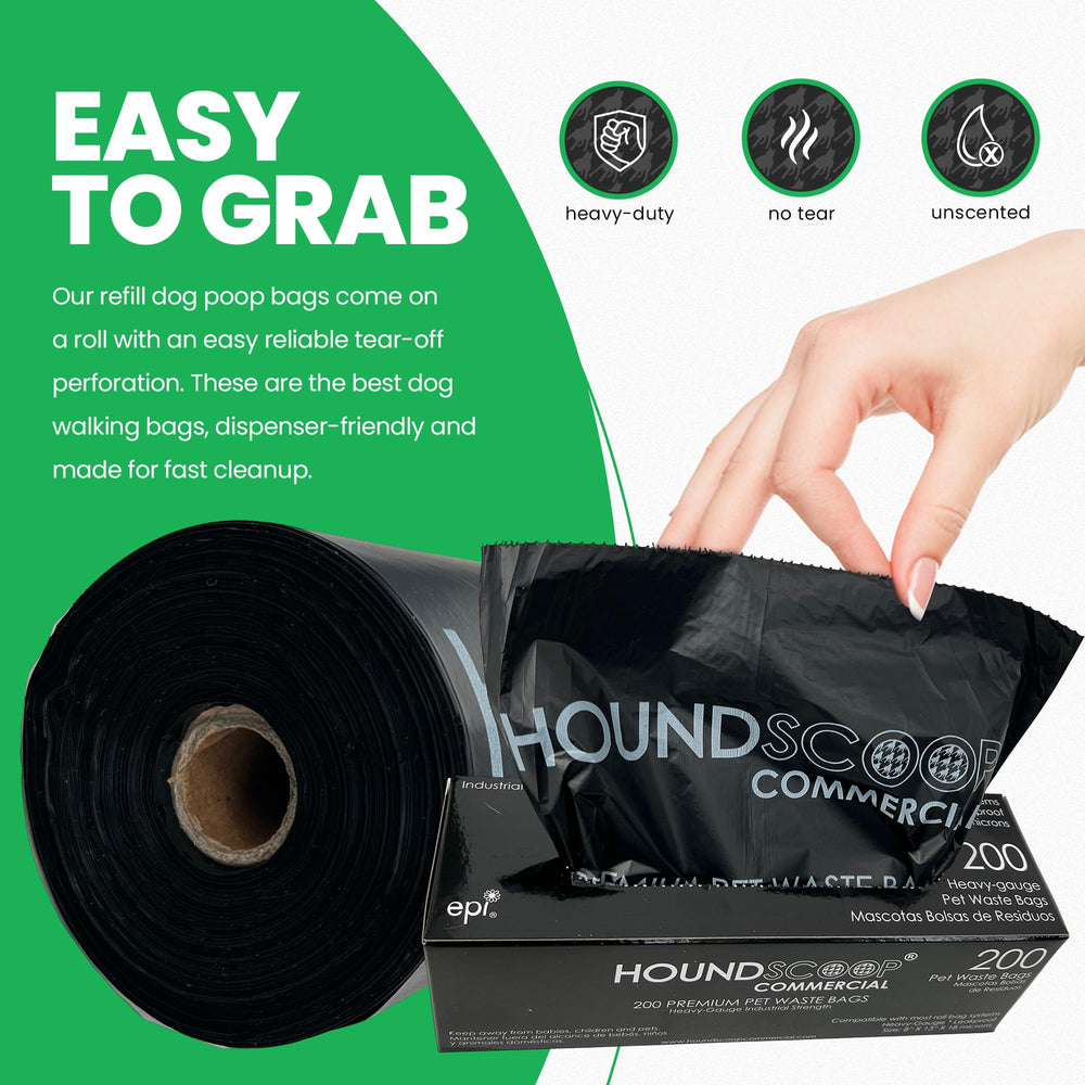 HOUNDSCOOP moisture-resistant box protects bags in outdoor dispensers.