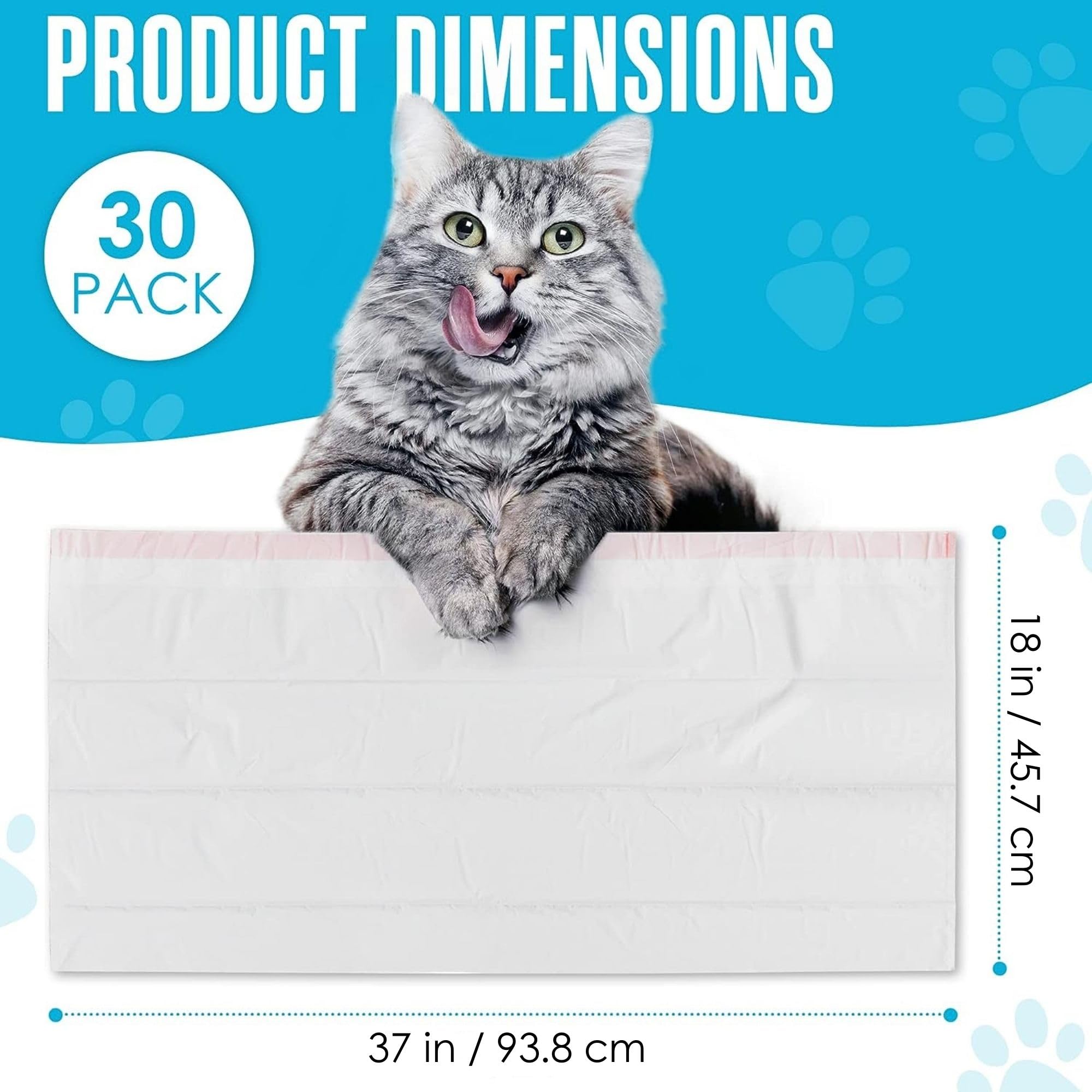 Houseables litter bags displaying double drawstring closures for secure disposal.