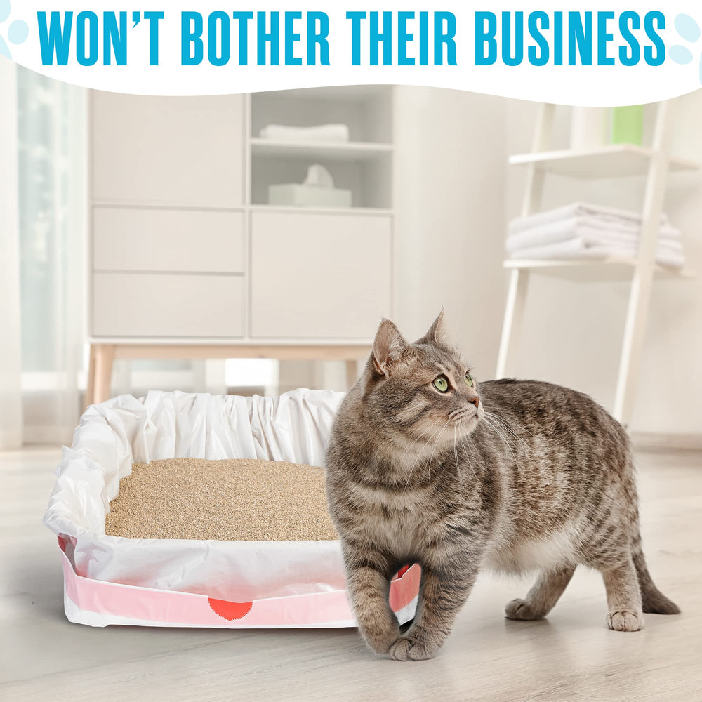 Houseables heavy-duty cat litter bags resist tearing during use.