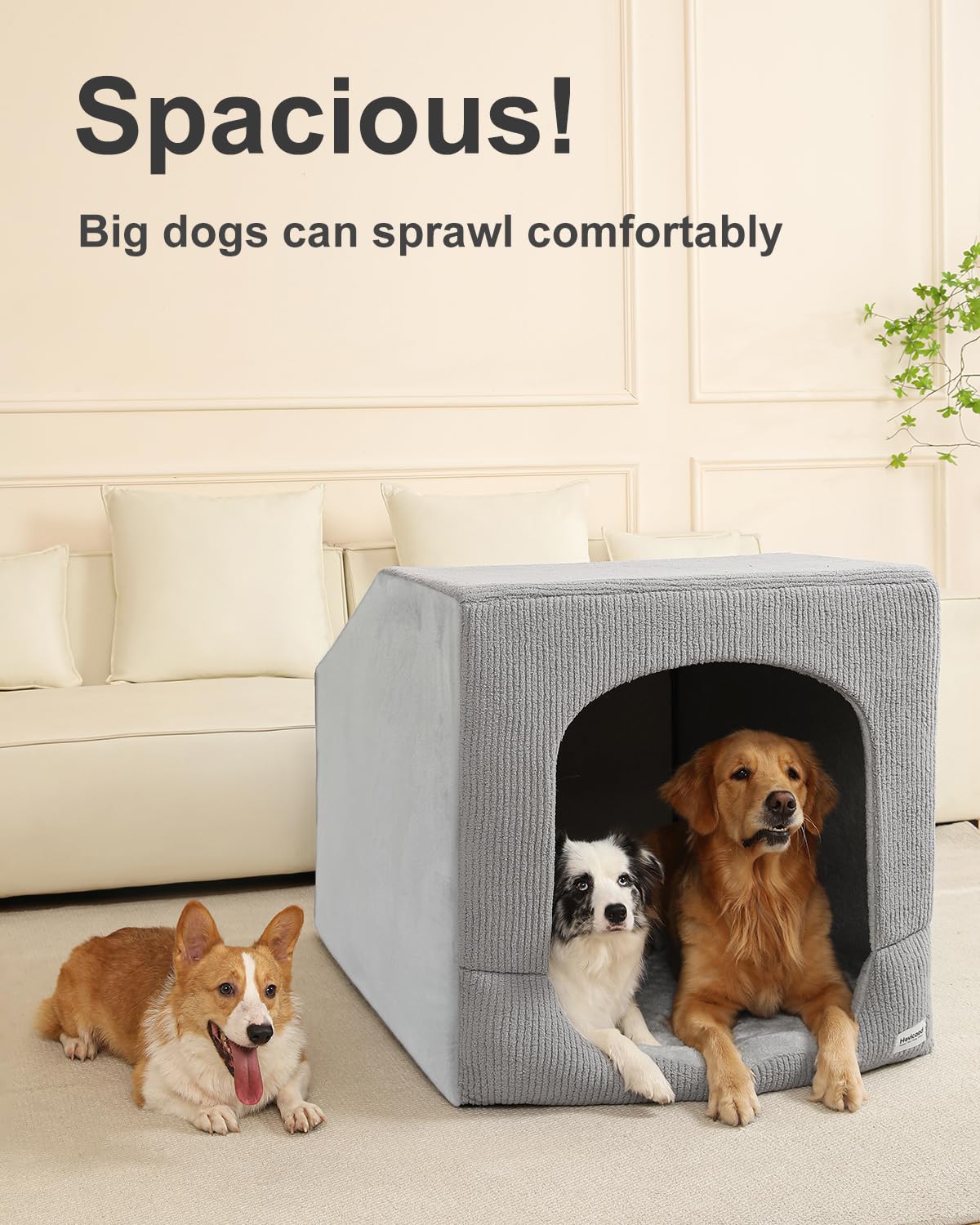 Hovicaed weighted base preventing sliding on floor surfaces