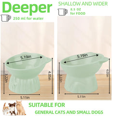 Hovico whisker-friendly bowls reduce edge contact during meals.