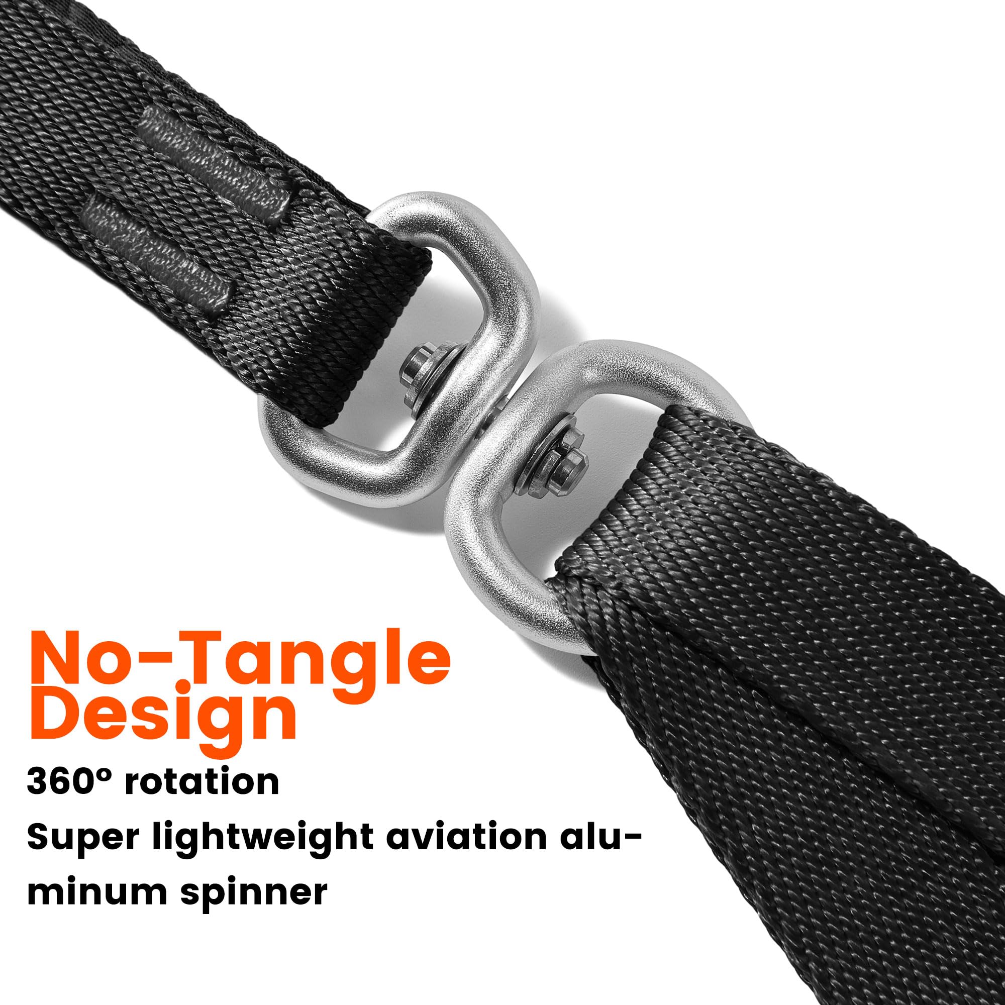 HOWGO two webbing width options fit different breeds.