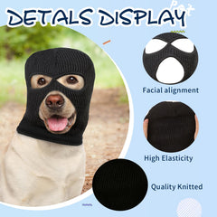 HOWWFALY protective dog ear headgear helps calm in busy settings.