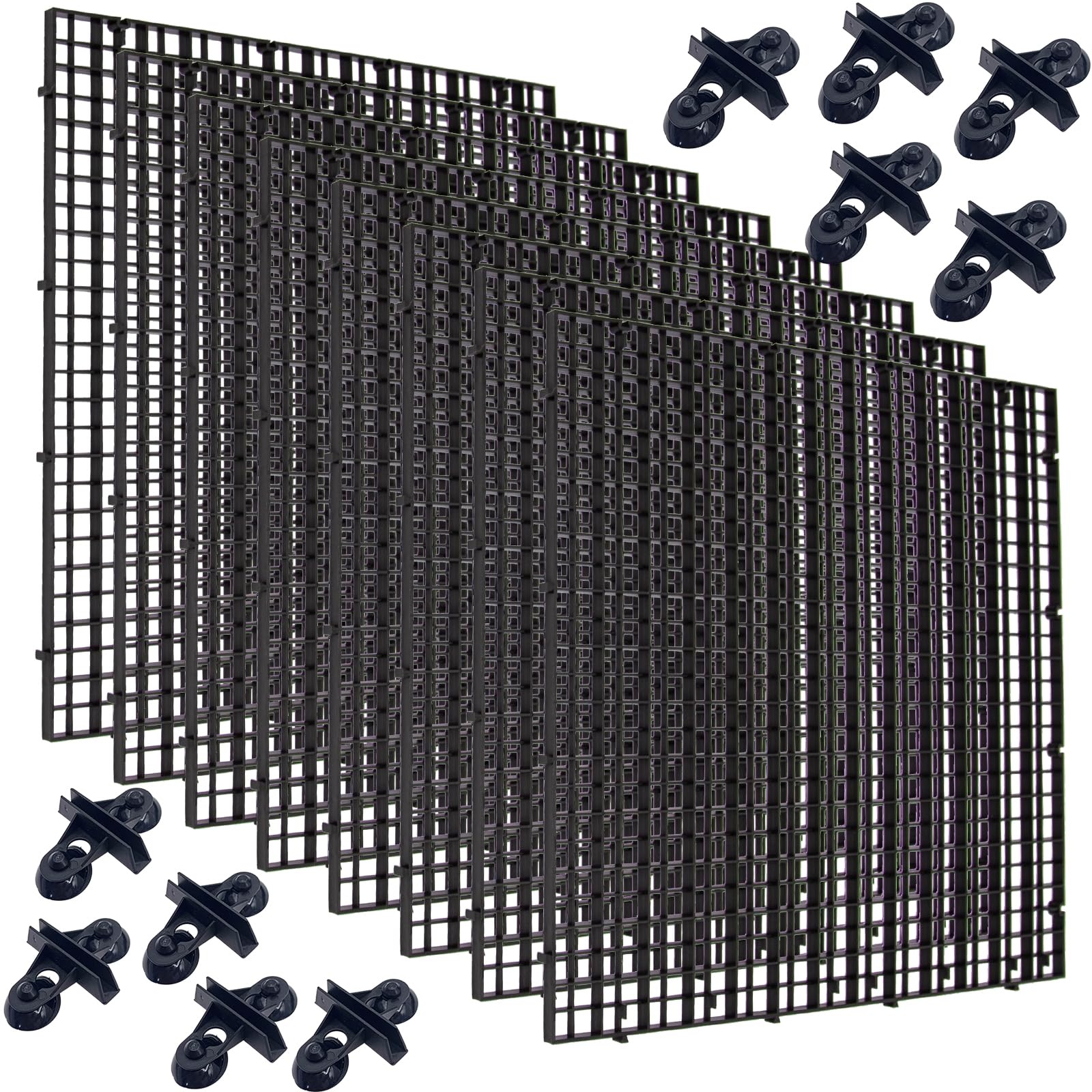 Hoypeyfiy suction cups attach divider securely to tank glass for quick setup.