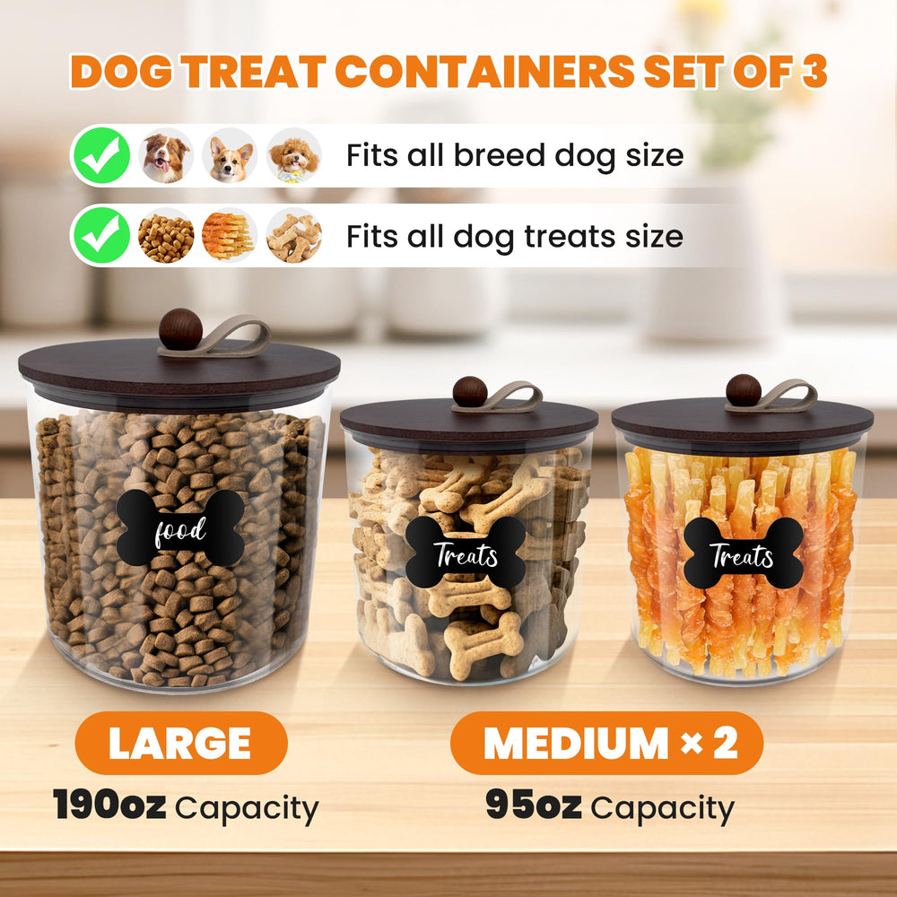 Hoytamdar medium 6.5x6.4 bin keeps daily dog food organized