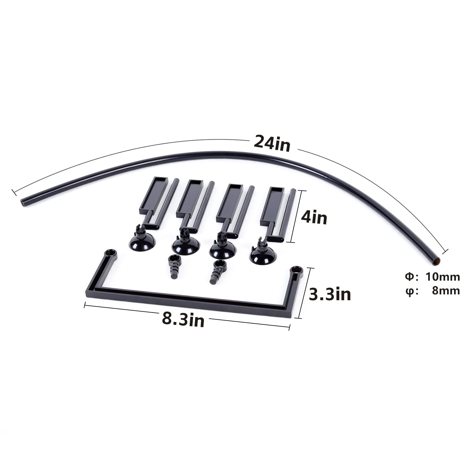 HOZOE duckweed fence adjustable height demonstrates duckweed containment
