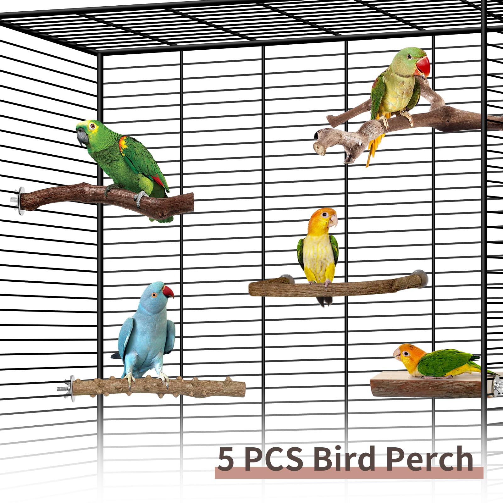HPAWHOMEPART versatile perches support chewing and foot exercise