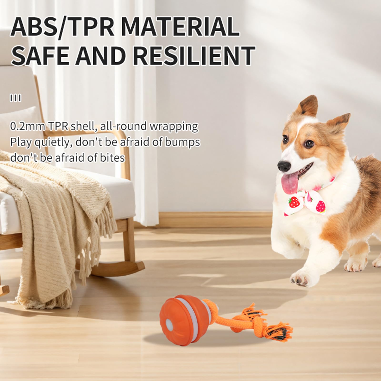 HPCDXBP durable pet-safe materials ensure long-lasting indoor play for puppies.