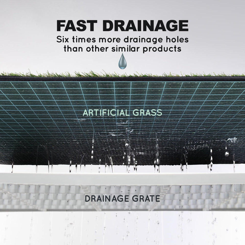 HQ4US 4LEGS grass mats soaking and cleaning for freshness
