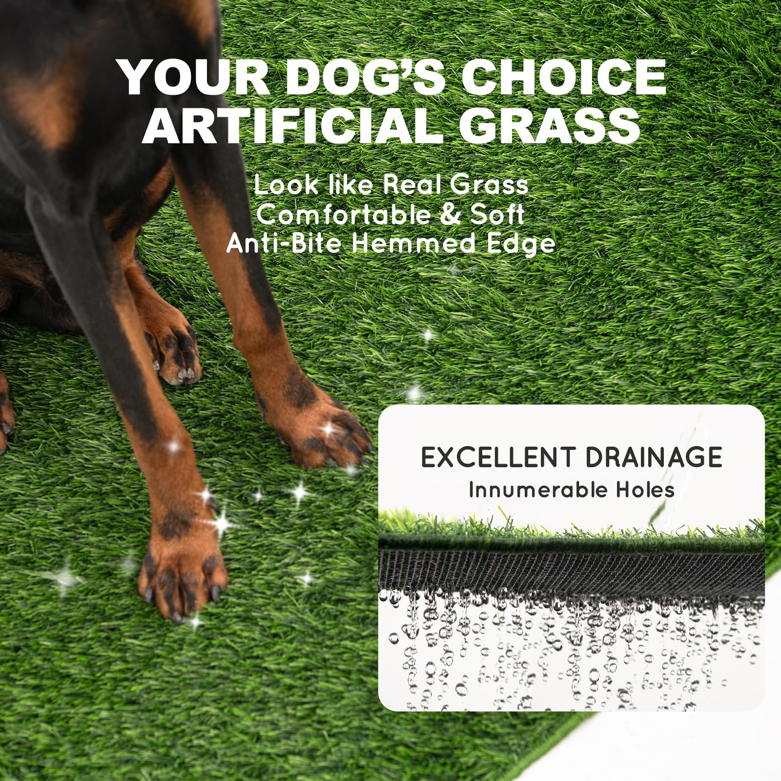 HQ4US 4LEGS easy-clean soak method helps remove urine and odors.