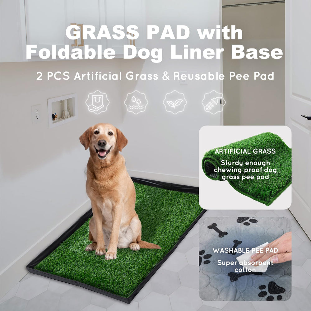 HQ4US 4LEGS odor-free dog grass pad ideal for balcony spaces