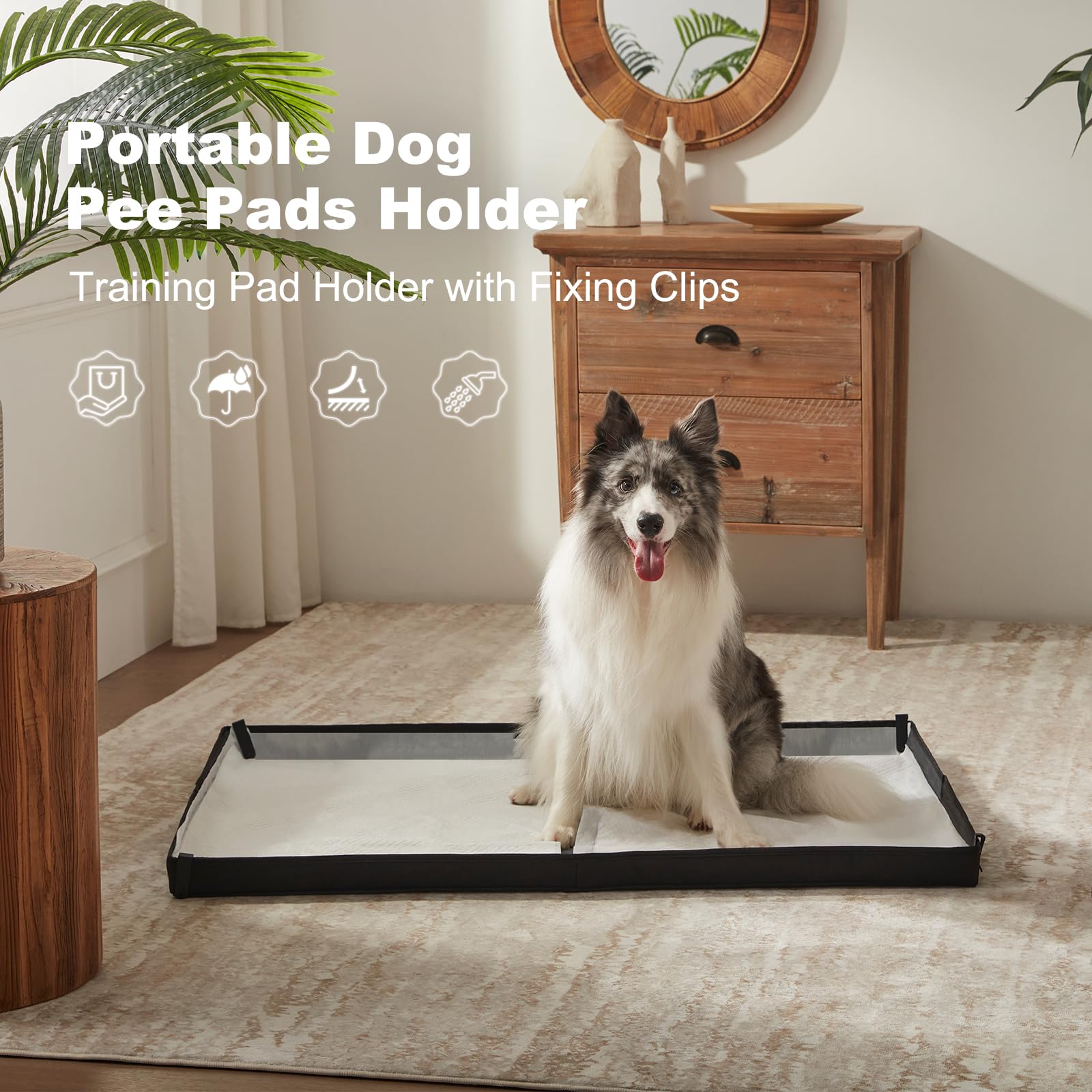 HQ4US 4LEGS includes two disposable pads for immediate setup