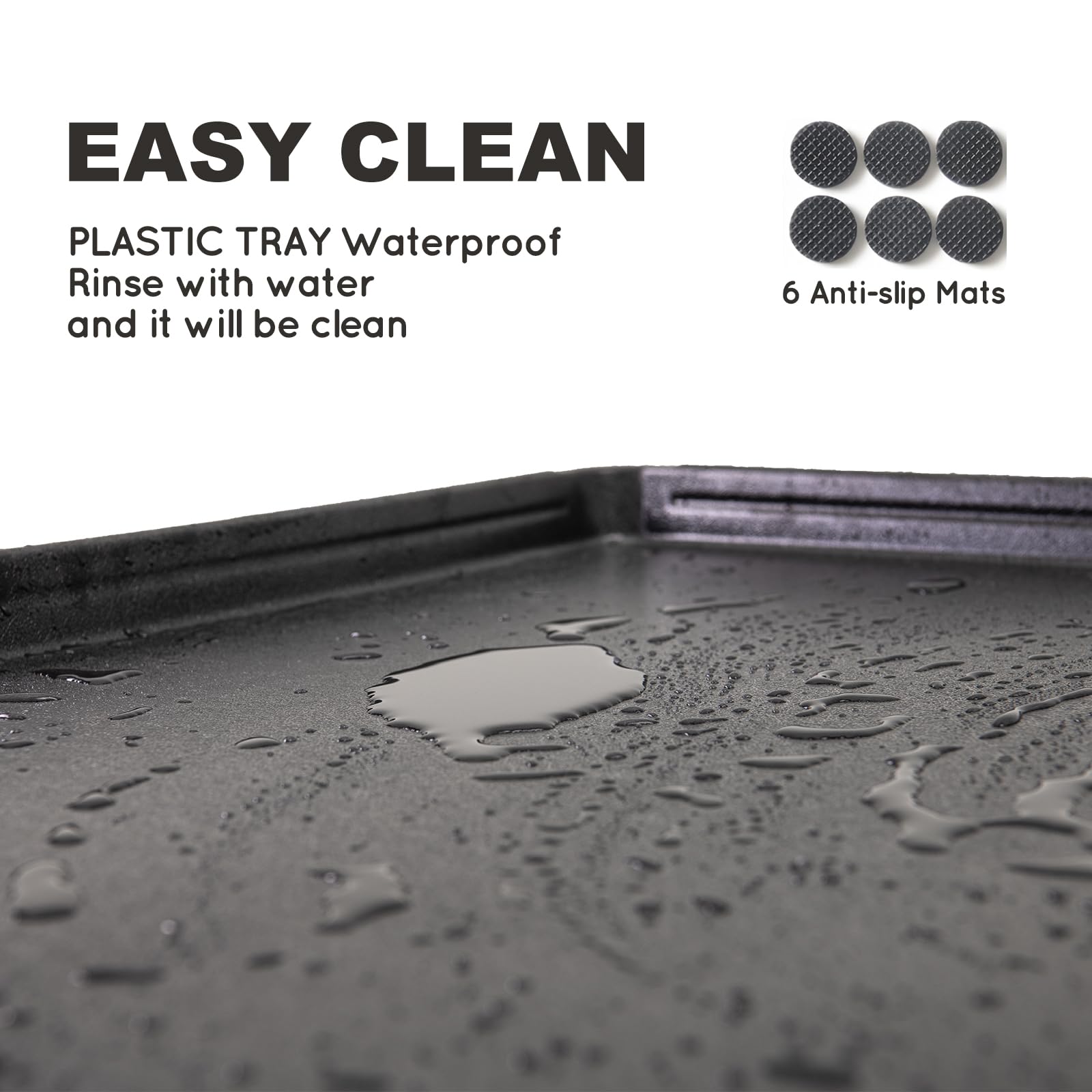 HQ4US 4LEGS two-pads design simplifies frequent washing.