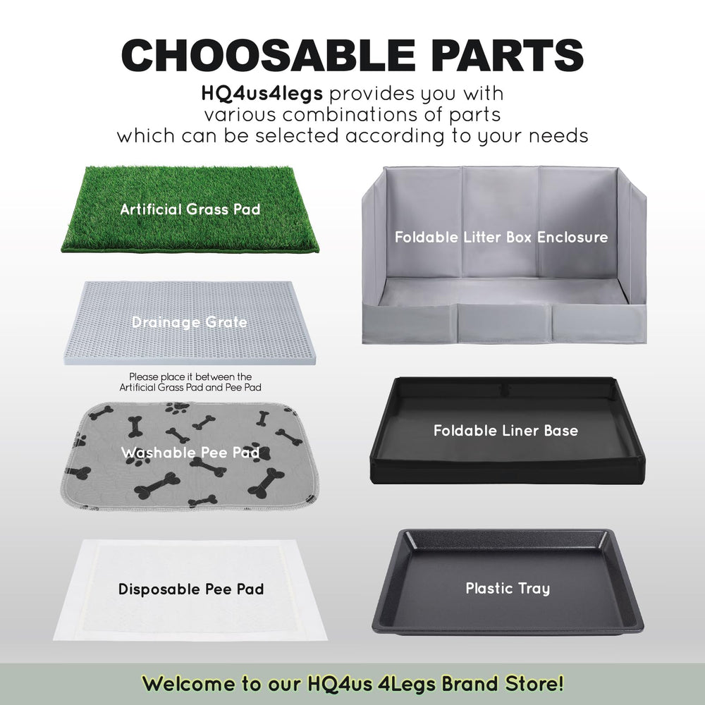 HQ4US 4LEGS includes two replacement pads for ongoing use