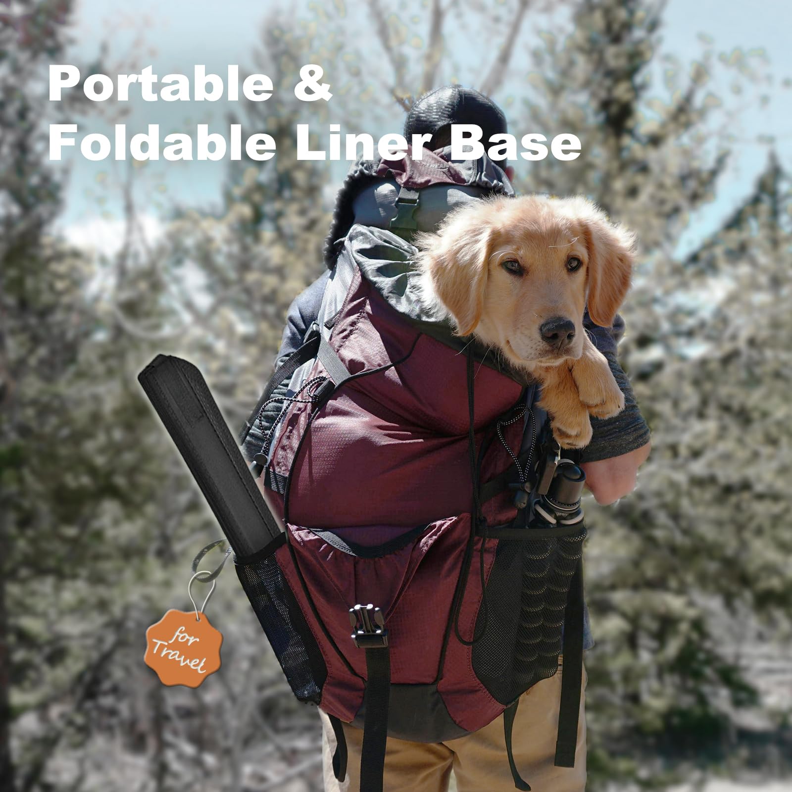 HQ4US 4LEGS waterproof interior keeps pads contained.