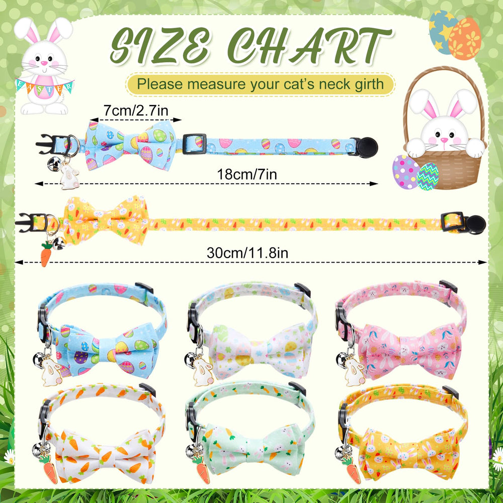 Hsei carrot-pattern Easter cat collar adds playful flair to outfits