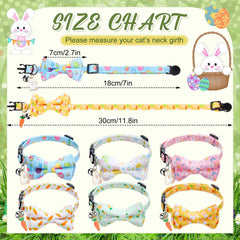 Hsei carrot-pattern Easter cat collar adds playful flair to outfits