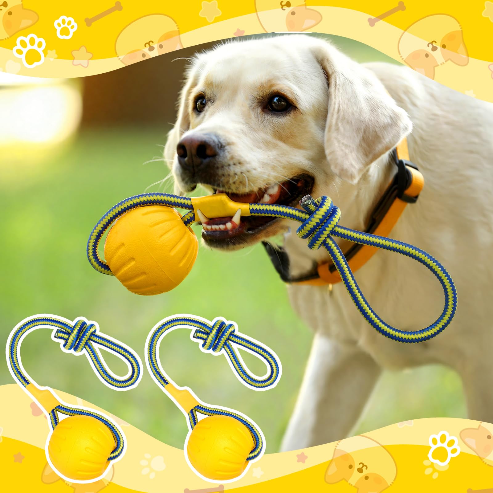 Hsei teething-friendly toy cleans teeth while entertaining active dogs