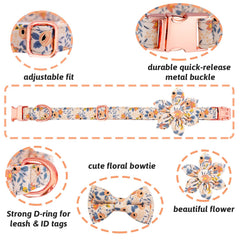 HSIGIO bow-tie flower adds charming flair during walks.
