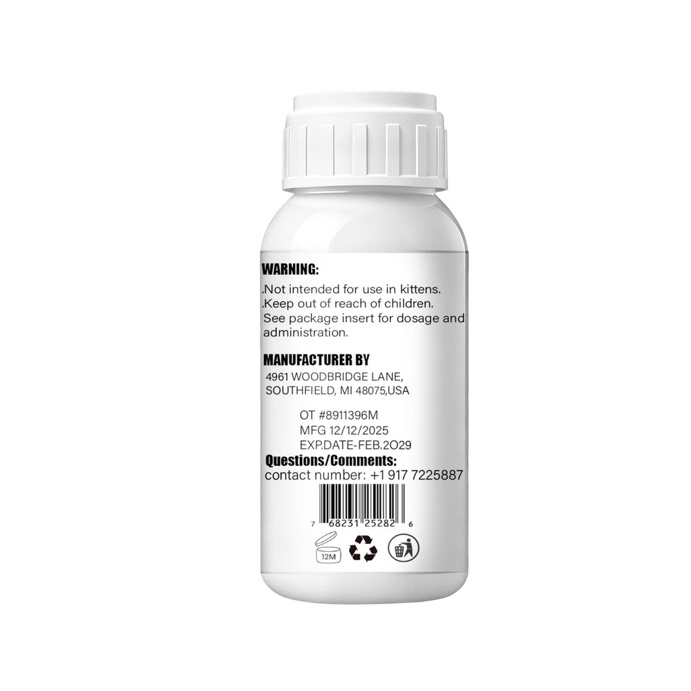 HSL Cat Dewormer Liquid stored safely under 30°C.