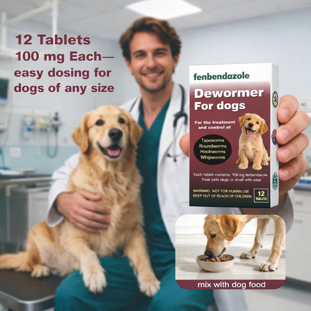 HSL dewormer tablets can be given directly or mixed for easy dosing.