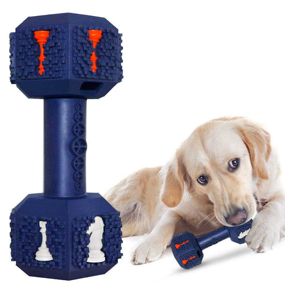 Hswaye dog chew dumbbell durability for aggressive chewers strengthens play and resilience.