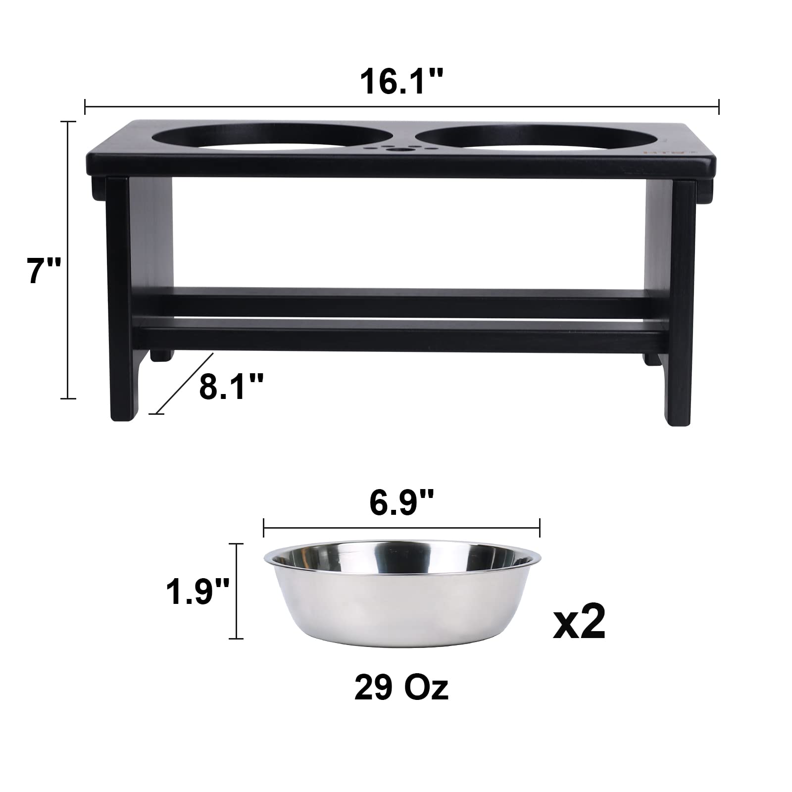 HTB bamboo stand features a smooth, durable finish for households.