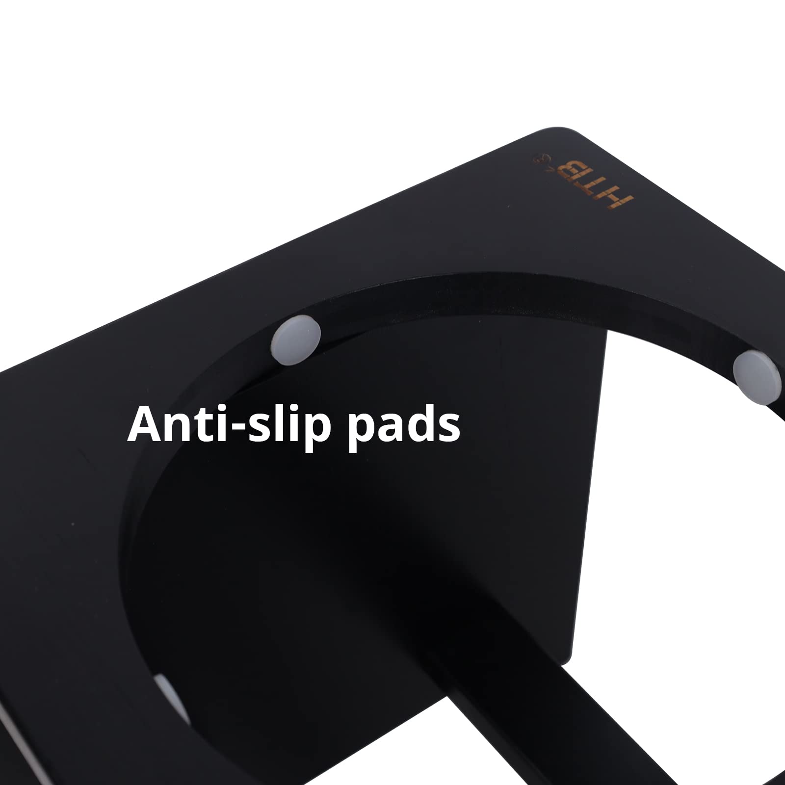 HTB elevated dog bowls stand side view highlights stable design for meals.