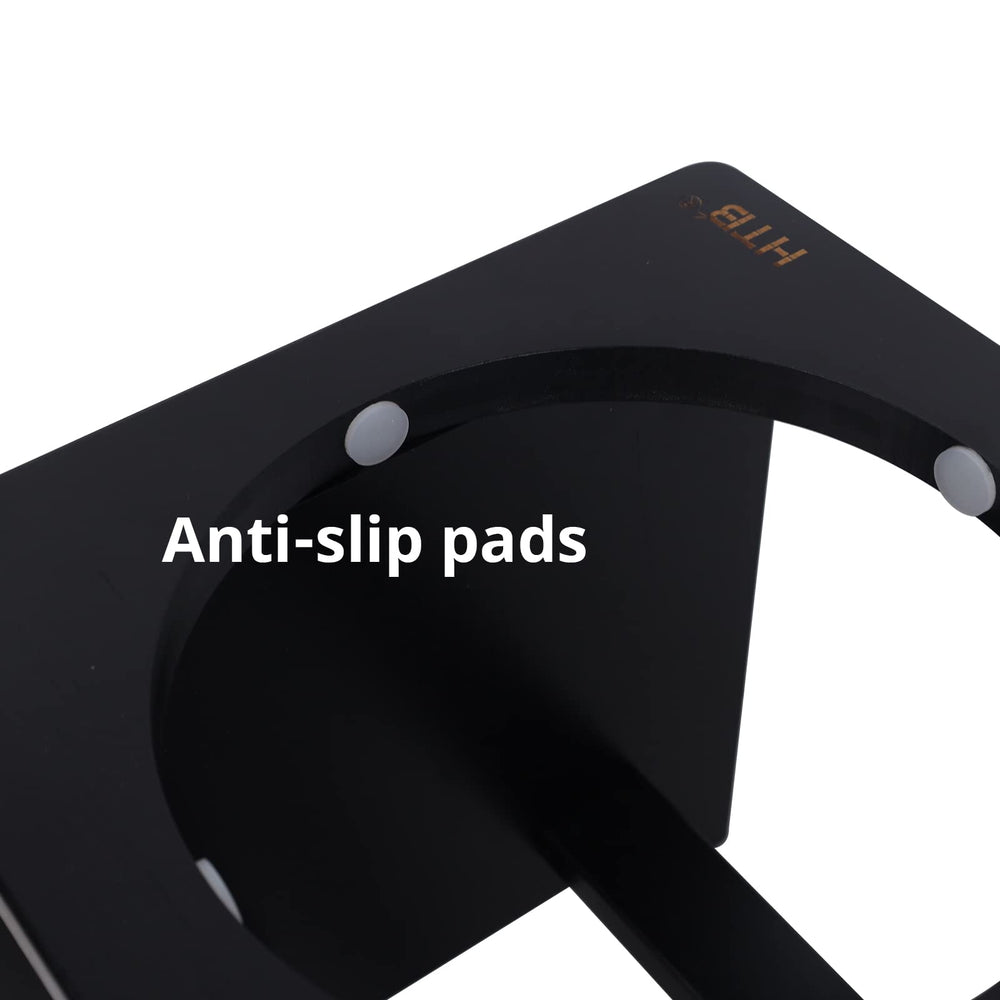HTB elevated dog bowls stand side view highlights stable design for meals.