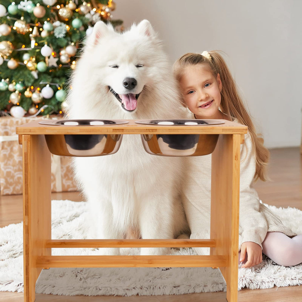 HTB wide-dog-stand-compatibility suitable for various dog sizes.