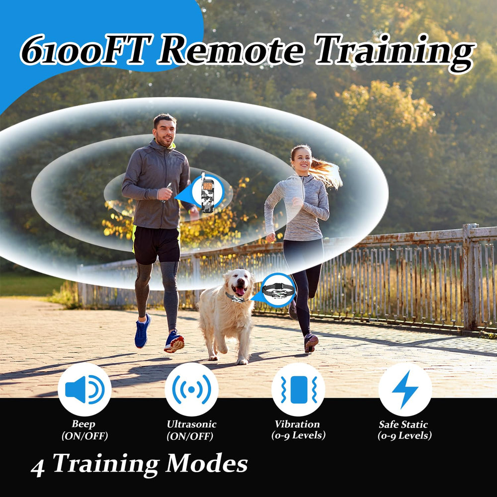 HTCUTO GT1 ultrasonic training mode demonstrates gentle recall prompts.