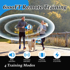 HTCUTO GT1 ultrasonic training mode demonstrates gentle recall prompts.