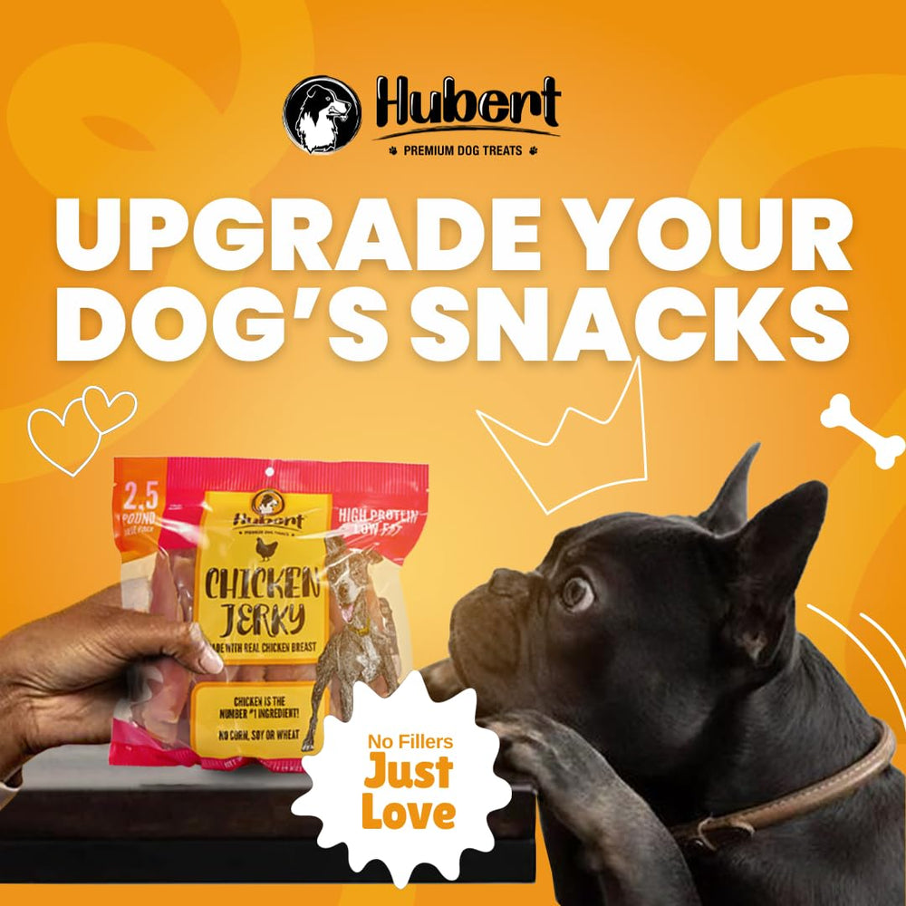 Hubert Premium Dog Treats chicken-wrapped-apple-bites bowl-ready snack for dogs