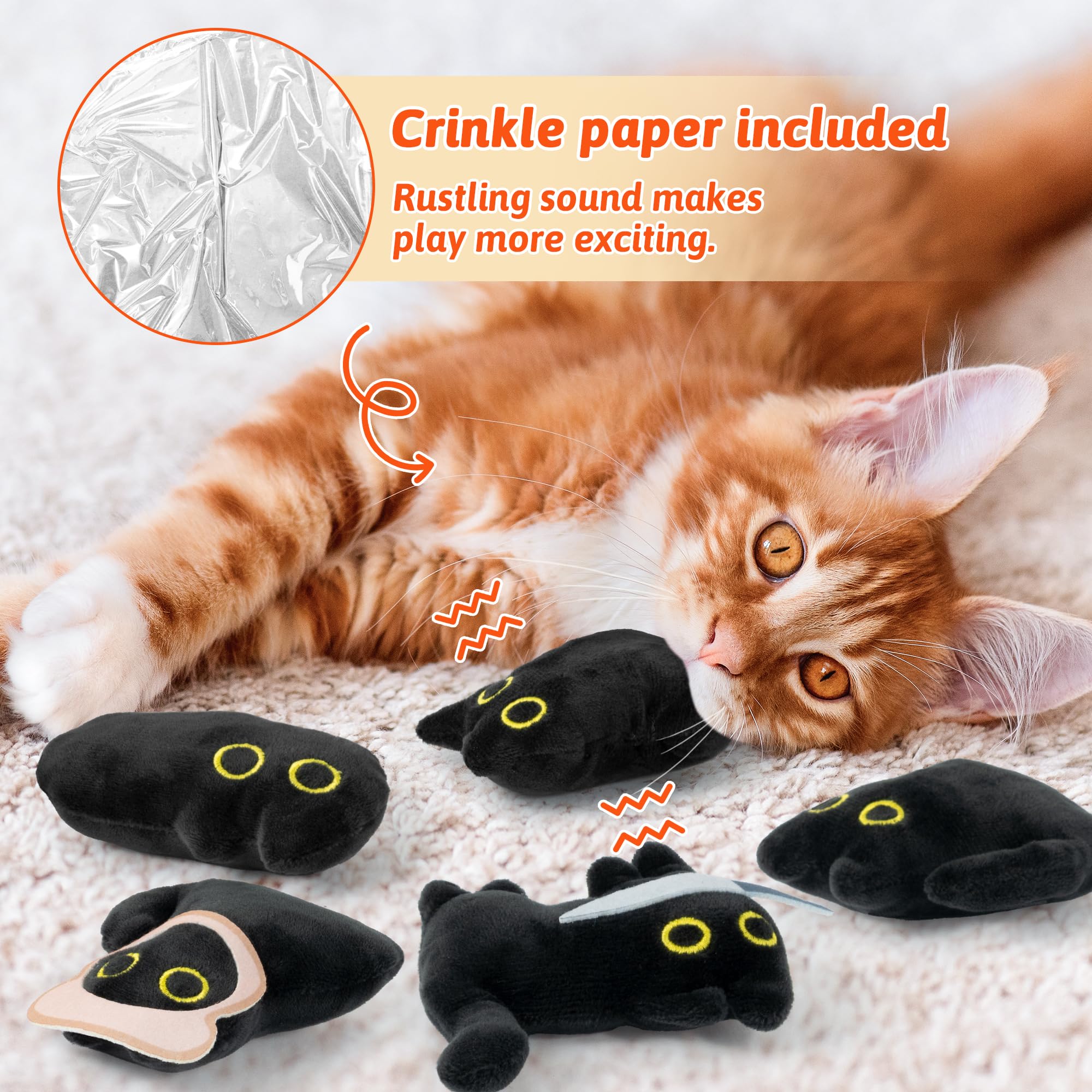 HubirdSall catnip toy designed for teething and interactive fun