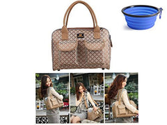 Hubulk dog carrier bag side view with breathable mesh for airflow
