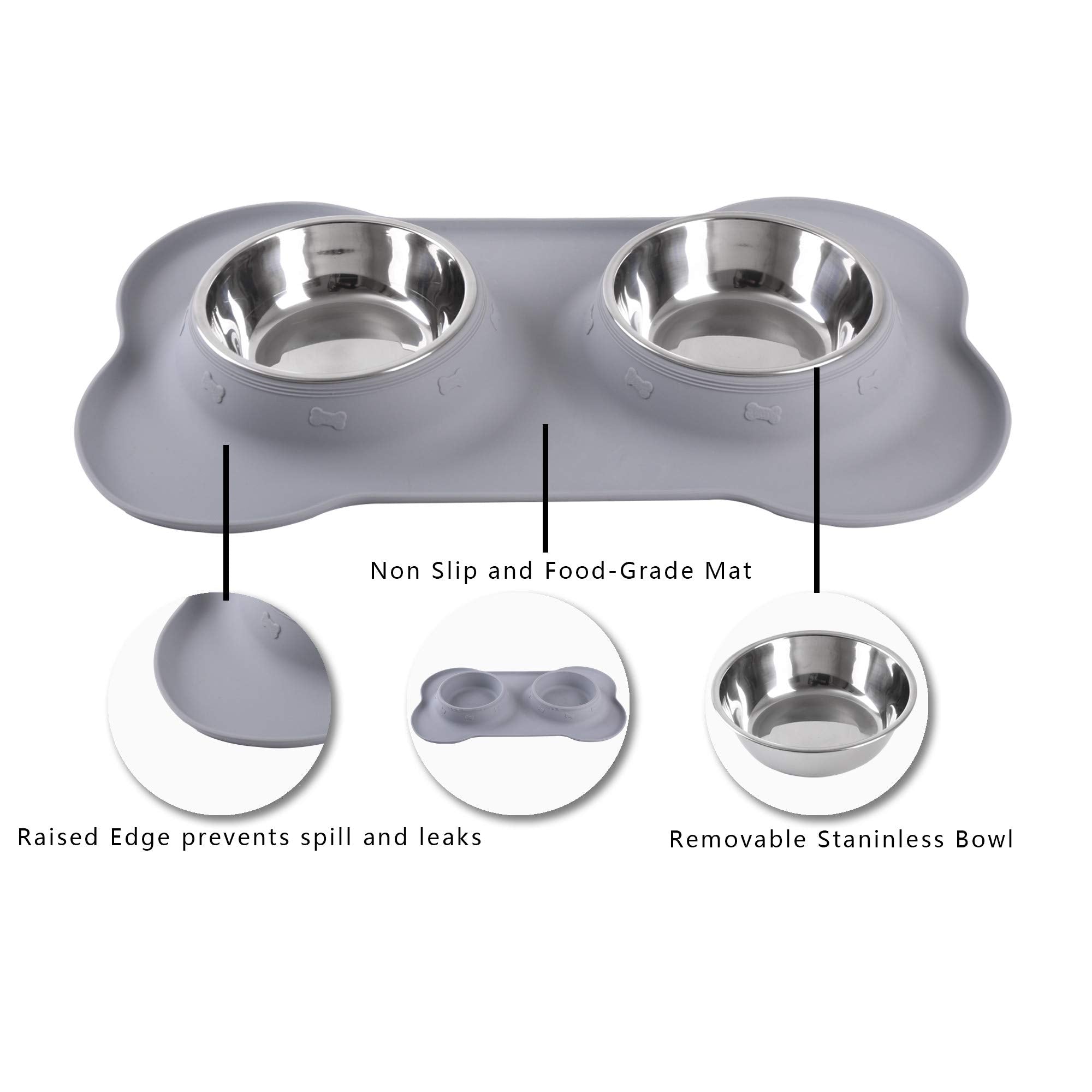 Hubulk no-spill silicone mat protects floors during meals.
