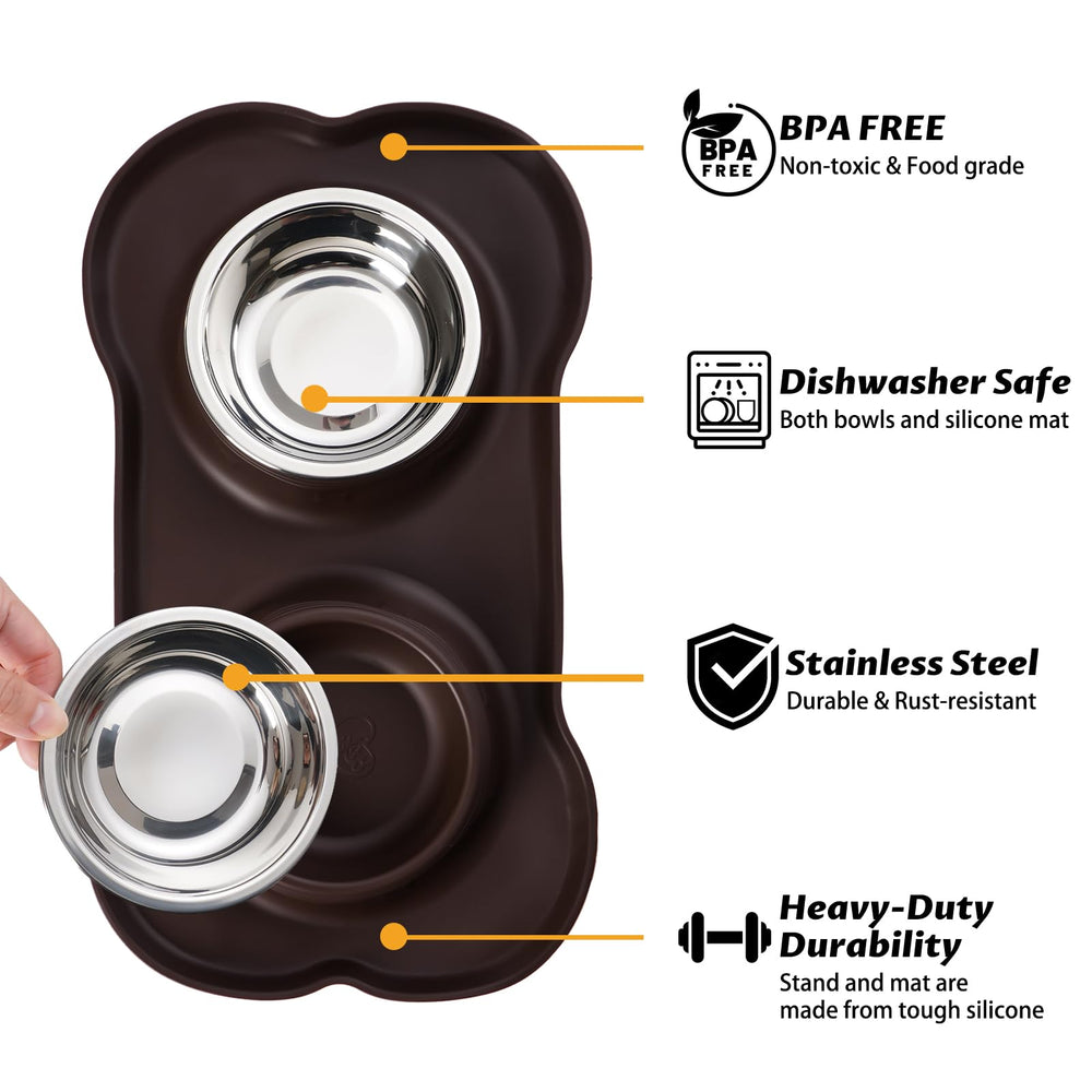 Hubulk no-spill silicone mat keeps feeding area clean