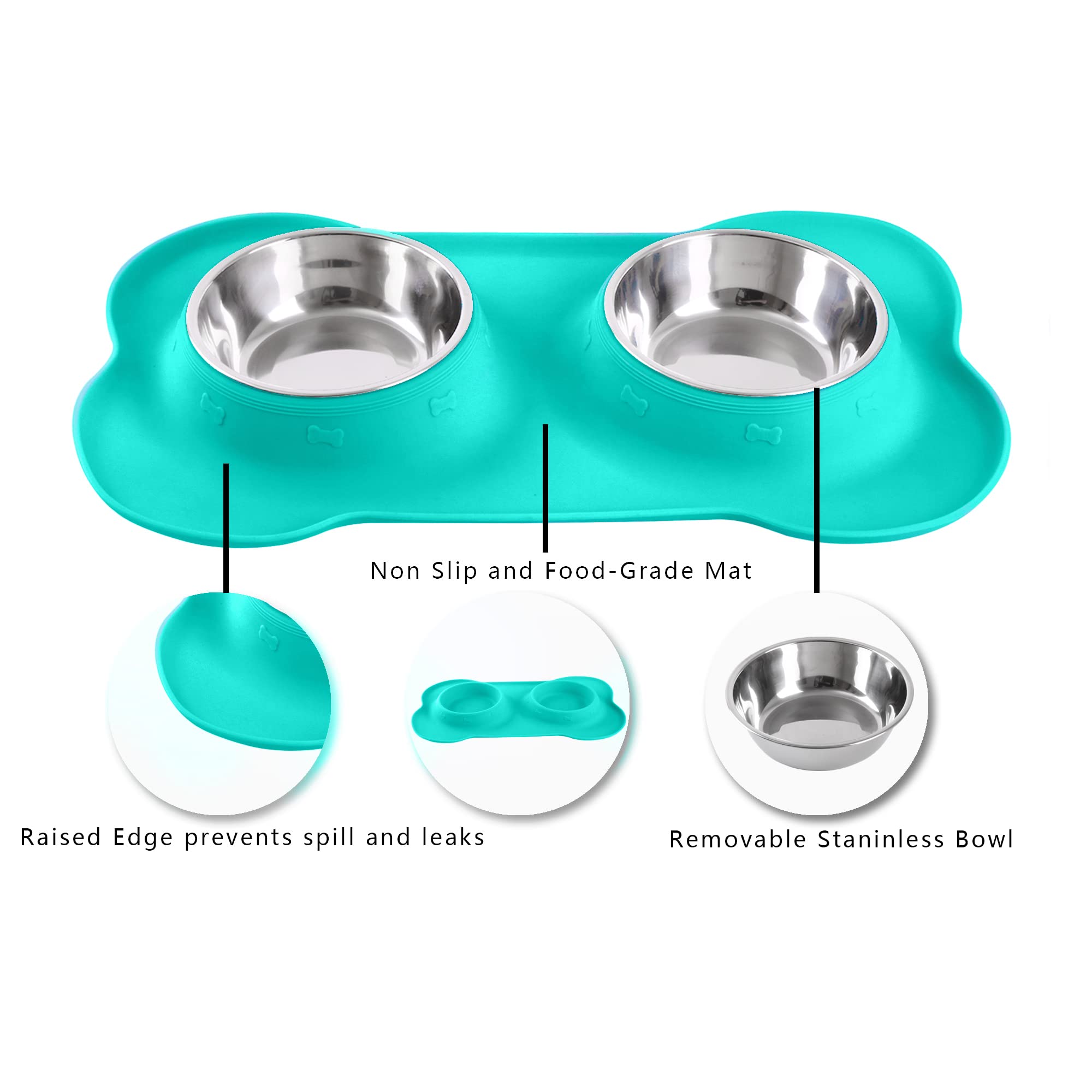 Hubulk silicone mat folds for travel and catches spills