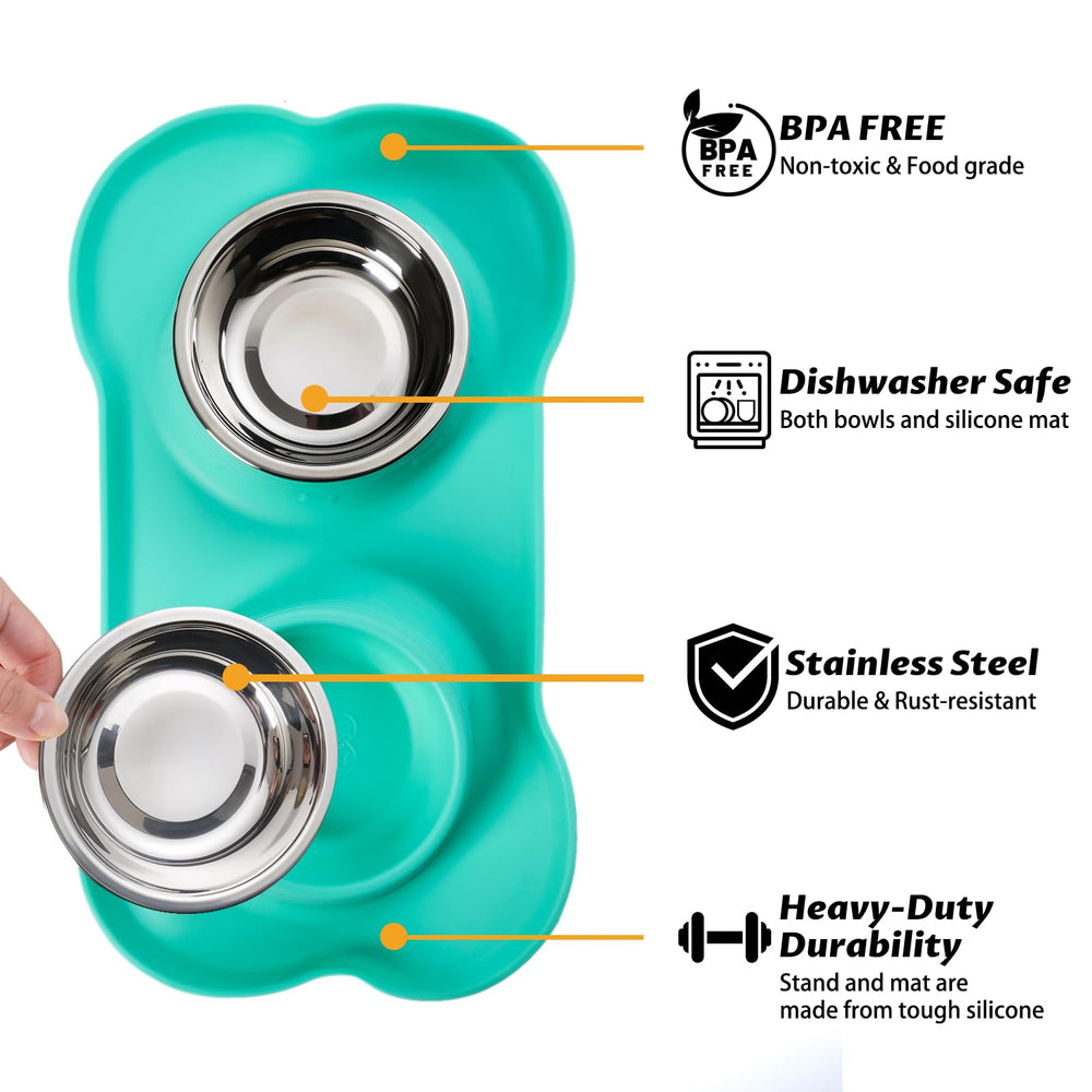 Hubulk stainless steel bowls resist rust and are easy to clean