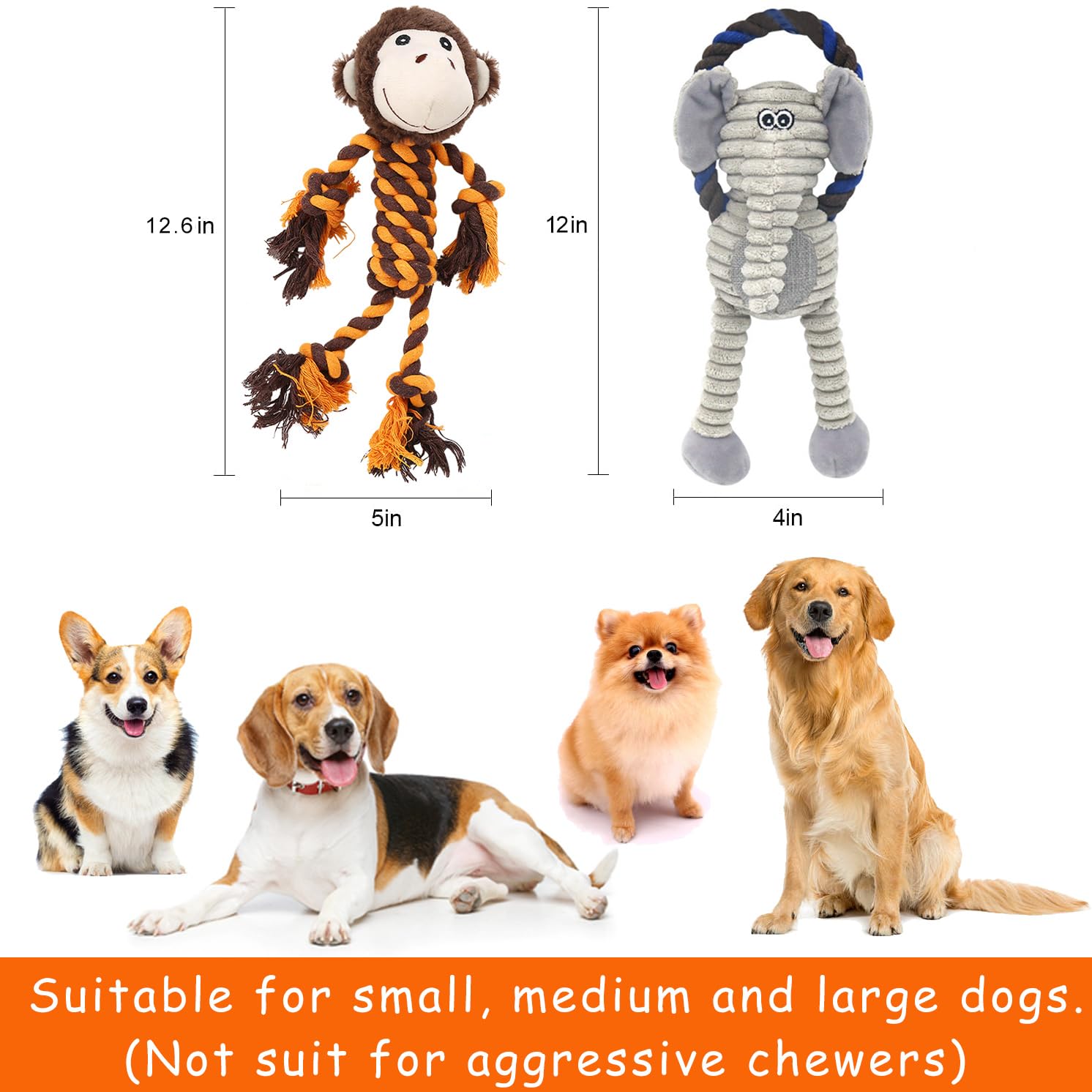 HUGEME dog toy machine washable for simple cleanup after adventures.
