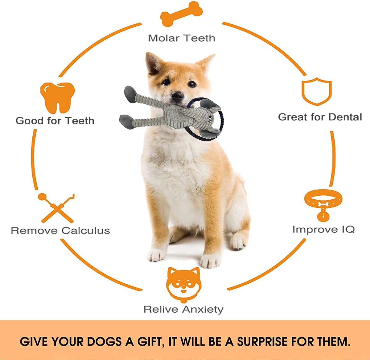 HUGEME puppy toy supervised play for safe interactive fun.