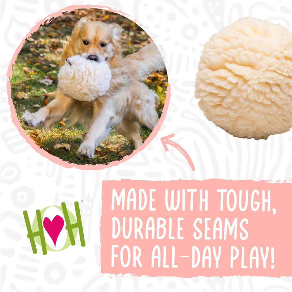 Durable ball design by HuggleHounds for long lasting fetch sessions