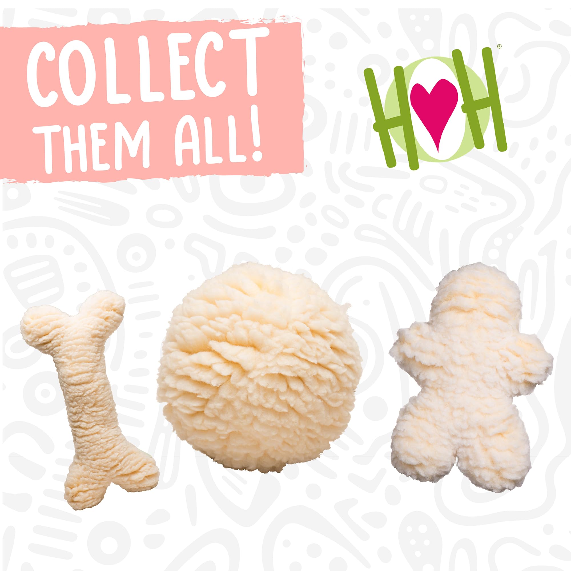 Durable construction of HuggleHounds stuffed dog toy with quality seams