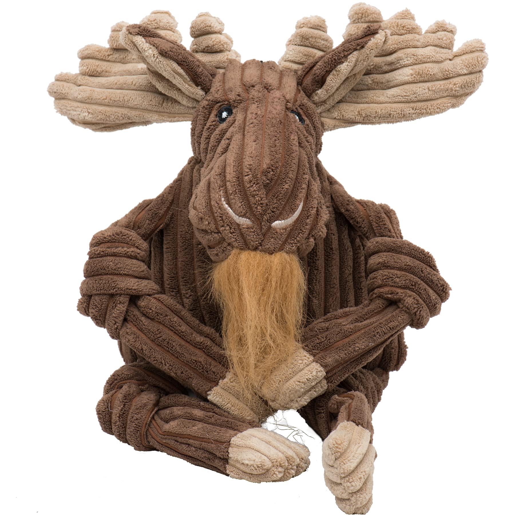 HuggleHounds Manny Moose Knottie plush toy for interactive playtime