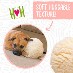 HuggleHounds dog toy with reinforced seams for tough play