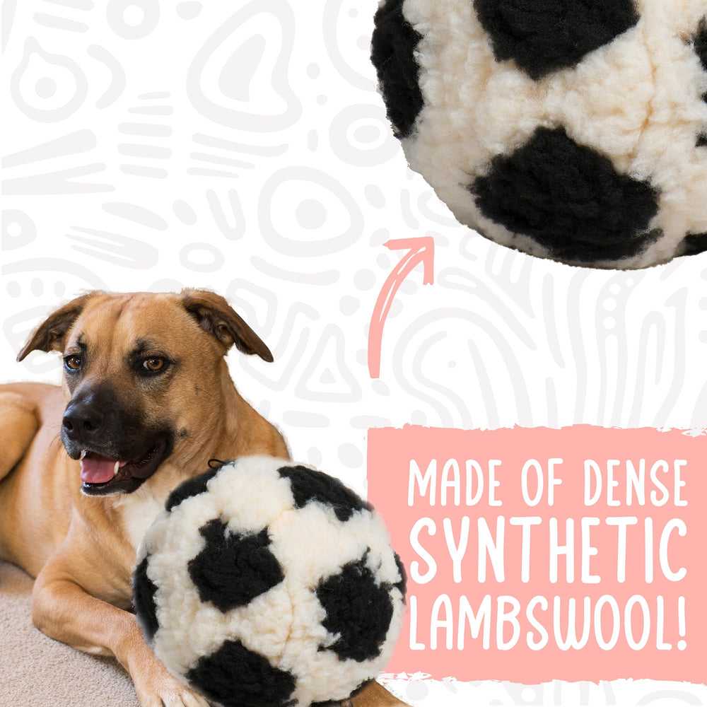 HuggleHounds plush dog toy is machine washable and quick-drying