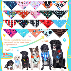 Huhumy bulk dog bandanas made of breathable polyester for all-day comfort.