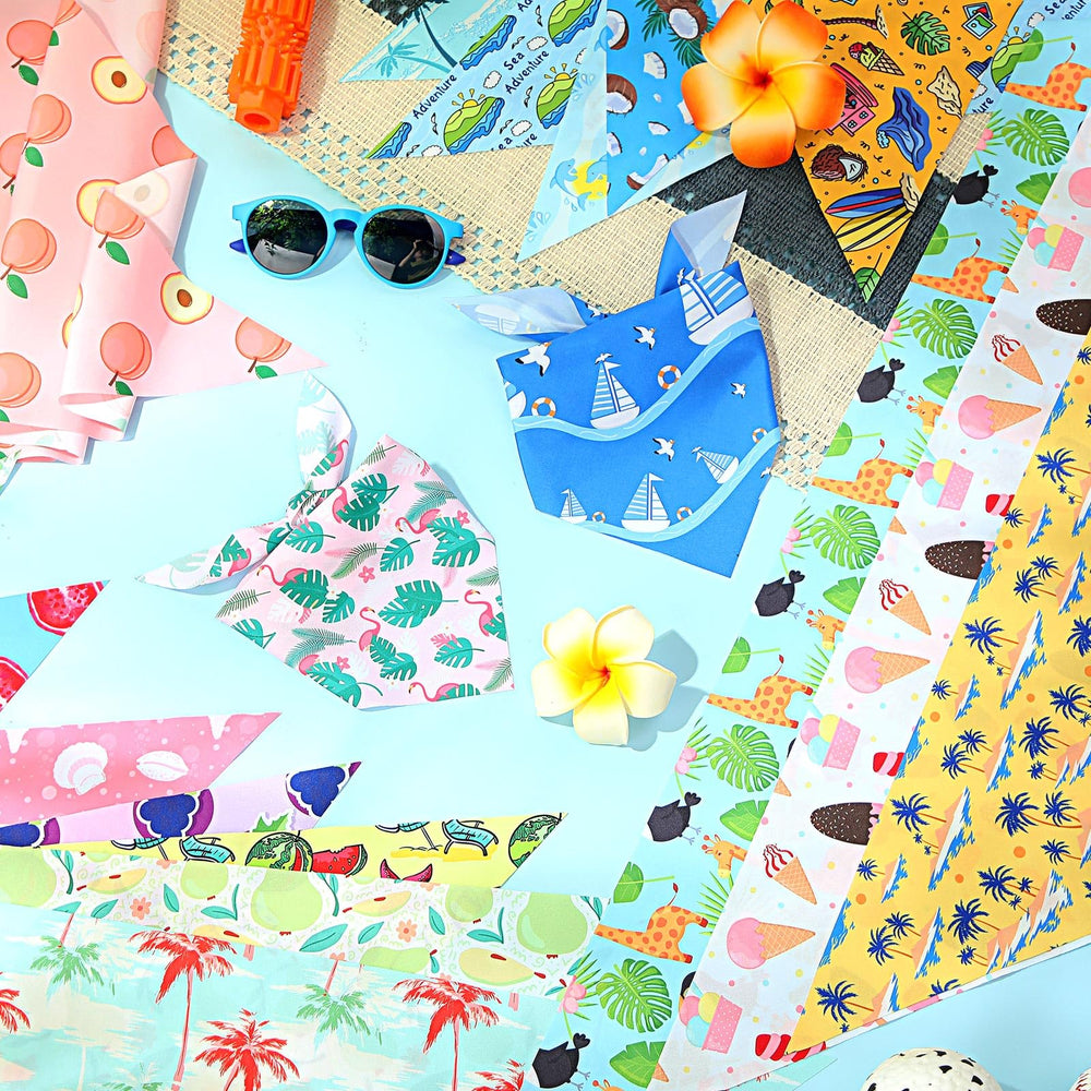 Huhumy dog bandanas Cactus pattern offers playful, breathable outdoor style.