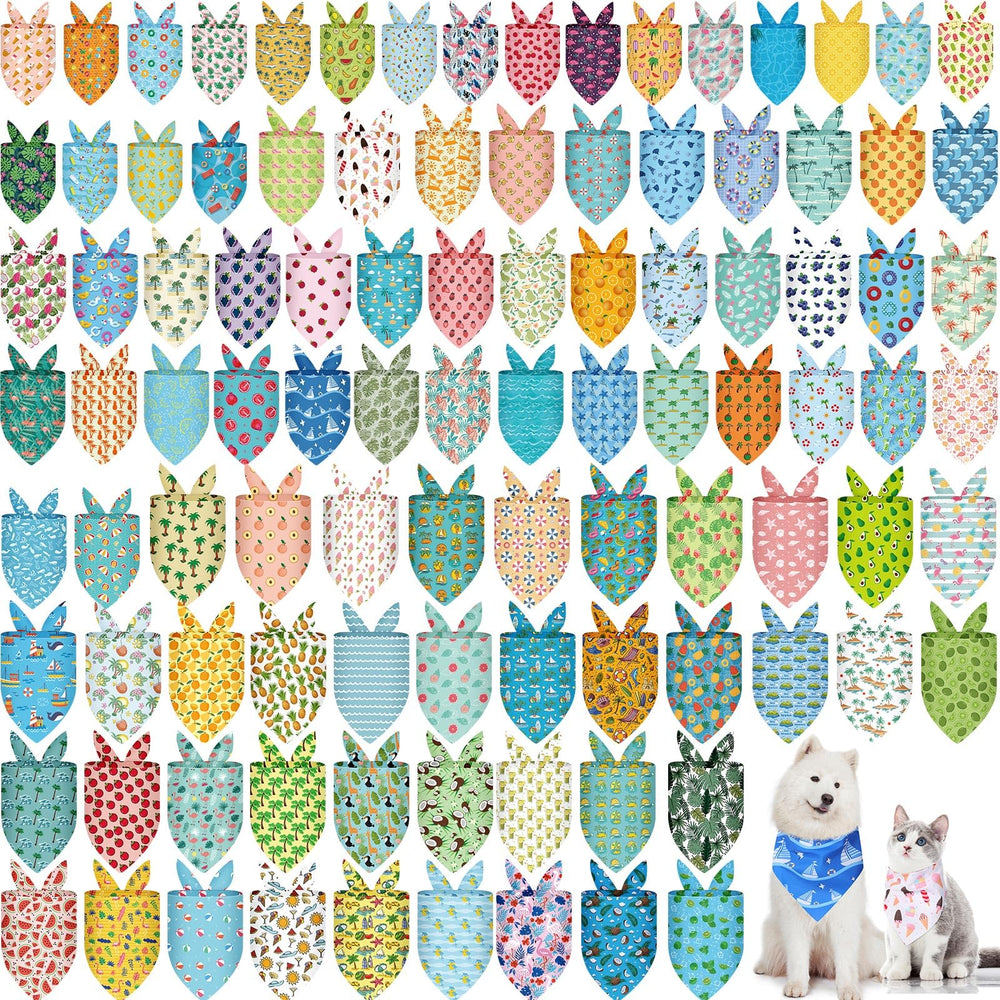 Huhumy dog bandanas Flamingo print for sunny beach days and stylish pet photos.